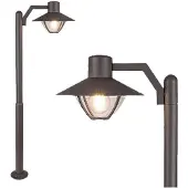 Rabalux 7886 Außenstehleuchte Almada, E27, Aluminium, braun, Modern, 103cm