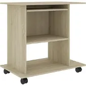 Syfax Schreibtisch Sonoma-Eiche 80x50x75 cm Holzwerkstoff