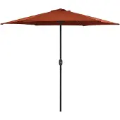 Syfax Sonnenschirm mit Aluminium-Mast 270x246 cm Terrakotta