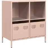 Syfax Sideboard Rosa 68x39x73,5 cm Kaltgewalzter Stahl