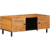 Syfax Couchtisch 100x54x40 cm Massivholz Akazie