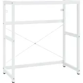 Syfax Badezimmer Waschtischgestell Weiß 79x38x83 cm Eisen