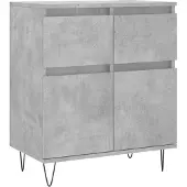 Syfax Sideboard Betongrau 60x35x70 cm Holzwerkstoff