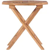 Syfax Gartentisch Klappbar 45x45x45 cm Massivholz Teak