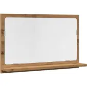 Syfax Badspiegel mit Ablage Artisan-Eiche 60x11x37 cm Holzwerkstoff