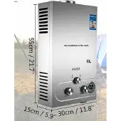 OEM Warmwasserbereiter, Durchlauferhitzer, Edelstahl, 6 L 12KW