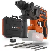 Dual Power Akku-Bohrhammer SDS-Plus, 40V, 5J, BRUSHLESS, Inkl. 5 Zubehörteilen,