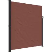 Syfax Seitenmarkise Ausziehbar Braun 220x500 cm