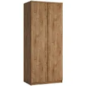 Wójcik Kleiderschrank Fribo 83,1x200x58 cm Kleiderstange Schlafzimmer Eiche Ribbeck