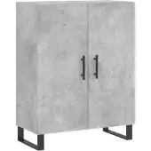 Syfax Sideboard Betongrau 69,5x34x90 cm Holzwerkstoff