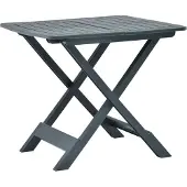 Syfax Gartentisch Klappbar Grün 79x72x70 cm Kunststoff