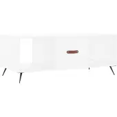 Syfax Couchtisch Weiß 102x50x40 cm Holzwerkstoff