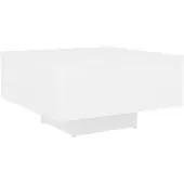 Syfax Couchtisch Weiß 60x60x31,5 cm Holzwerkstoff