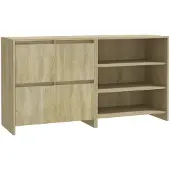 Syfax 2-tlg. Sideboard Sonoma-Eiche Holzwerkstoff