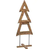 Syfax Weihnachtsbaum Braun 90 cm Massivholz Teak