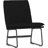 Syfax Loungesessel Schwarz 52x75x76 cm Stoff