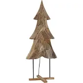 Syfax Weihnachtsbaum Braun 181,5 cm Massivholz Teak