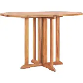 Syfax Gartentisch Butterfly Klappbar 120x70x75 cm Teak Massivholz