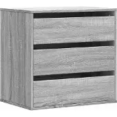 Syfax Kommode Grau Sonoma 60x41x58 cm Holzwerkstoff
