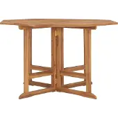 Syfax Garten-Esstisch Klappbar 110x110x75 cm Massivholz Teak