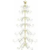 Syfax Metall Weihnachtsbaum Gold 215 cm Pulverbeschichteter Stahl