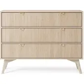 3Xeliving Kommode, Sideboard -Stilvolle Biege und Braun, B 106 cm