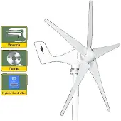 OEM Windkraftgenerator, Leistung, Horizontalachse-Design, Mit Hybridsteuerung, 2000W, 24V