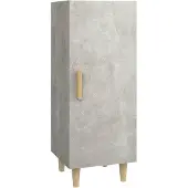 Syfax Sideboard Betongrau 34,5x34x90 cm Holzwerkstoff
