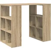 Syfax Schreibtisch Sonoma-Eiche Holzwerkstoff 90 x 50 x 75 cm
