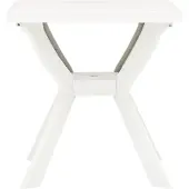 Syfax Bistrotisch Weiß 70x70x72 cm Kunststoff