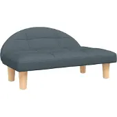 Syfax Hundebett Dunkelgrau 70x52x30 cm Stoff