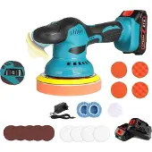 OEM Poliermaschine, 6 Geschwindigkeitsstufen, kabelloses Design, Mit 2 Batterien, EU