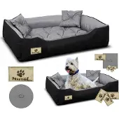 AIO Factory Hundebett PRESTIGE 100x75 cm wasserdicht grau