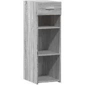 Syfax Sideboard Grau Sonoma 30x42,5x93 cm Holzwerkstoff
