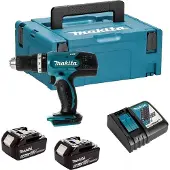 Makita 18V LXT Schlagbohrmaschine (2x5,0 Ah) in MAKPAC - DHP453RTJ