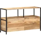 Syfax Sideboard 110x35x65 cm Massivholz Mango