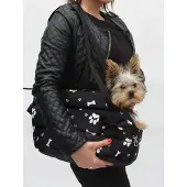 Odol-Plusz Hundetasche Tragetasche Transporttasche Hundebox Hundetragetasche [ schwarz ]
