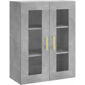 Syfax Wandschrank Betongrau 69,5x34x90 cm