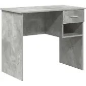 Syfax Schreibtisch Betongrau 90 x 49 x 75 cm Holzwerkstoff