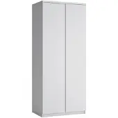 Wójcik Kleiderschrank Fribo 83,1x200x58 cm 2-türig Kleiderstange Schlafzimmer Weiß