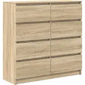 Syfax Sideboard Sonoma-Eiche 100x35x99 cm Holzwerkstoff