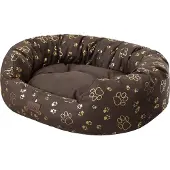 PillowPrim Hundebett "Amazing" - 75x50cm - Wasserabweisendes Hundekörbchen mit herausnehmbarem Kissen |