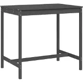 Syfax Gartentisch Grau 121x82,5x110 cm Massivholz Kiefer