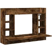 Syfax Wand-Schreibtisch Räuchereiche 105x48x75 cm Holzwerkstoff