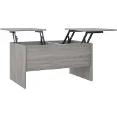 Syfax Couchtisch Grau Sonoma 80x50x42,5 cm Holzwerkstoff