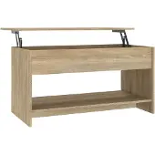 Syfax Couchtisch Sonoma-Eiche 102x50x52,5 cm Holzwerkstoff