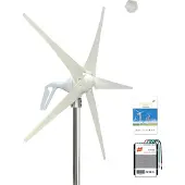 OEM Windturbinen-Generator, 400W Leistung, effiziente Energieerzeugung, Weiß 5 Klingen, 400W, 24V