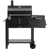 LUND Holzkohlegrill Deluxe mit Räucherfunktion 112x62x121cm ( Smoker ) 35kg