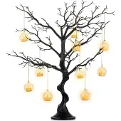 Sonstiges Künstlicher Deko Baum Wunschbaum Weihnachtsbaum Hochzeit Party 75cm Schwarz