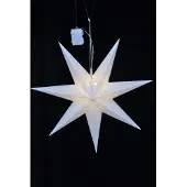 Spetebo LED Weihnachtsstern 60x21 cm - 12 warmweiße LED